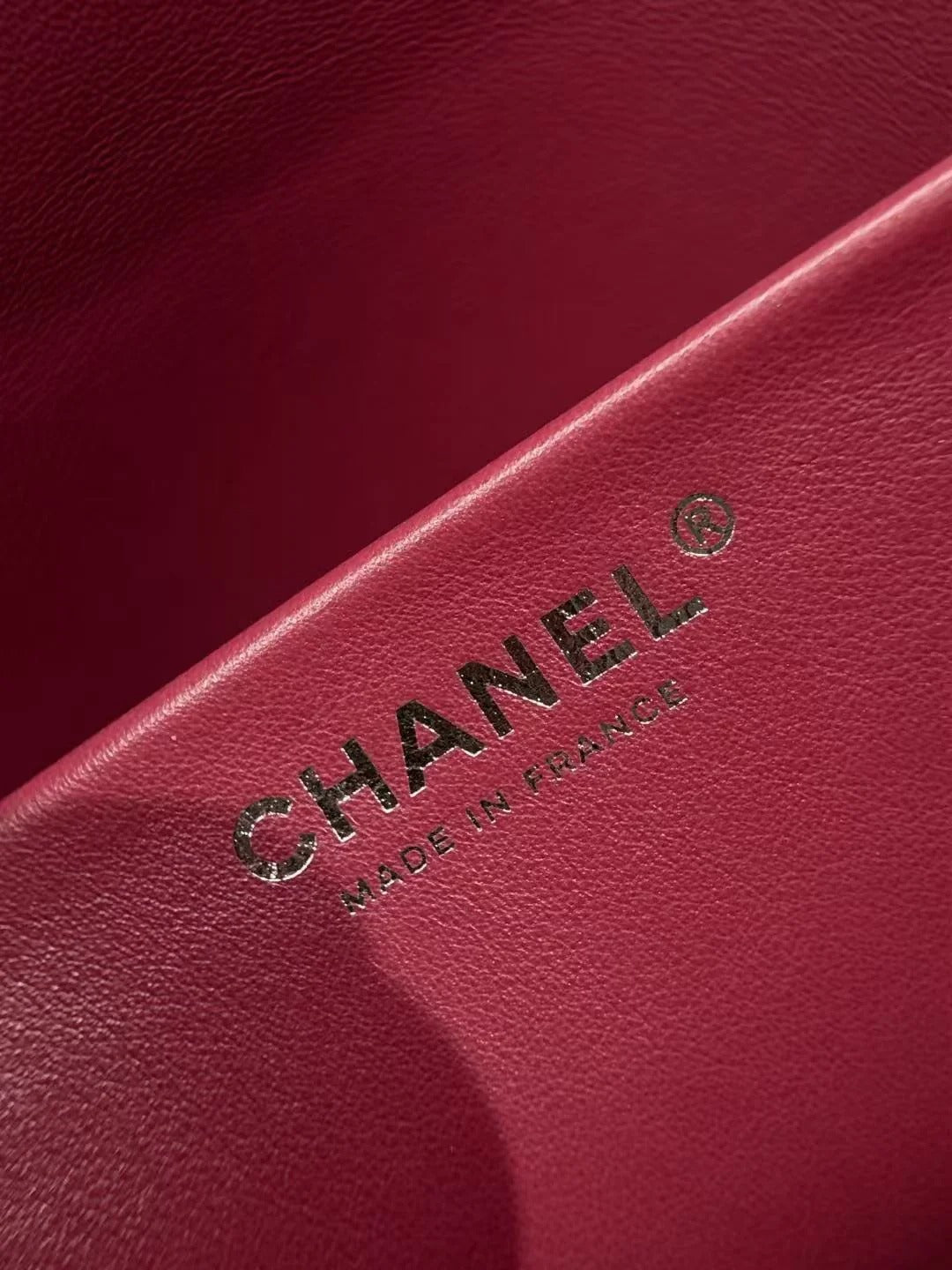 Chanel 2026 Maxi Flap Bag 38.5cm Burgudny Calfskin