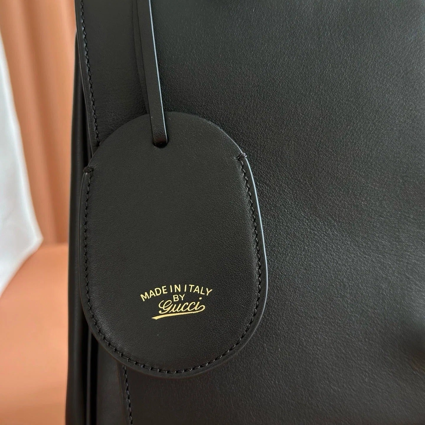 Gucci 2026 Paparazzo Shoulder Bag 37cm Black Red Green Leather Canvas