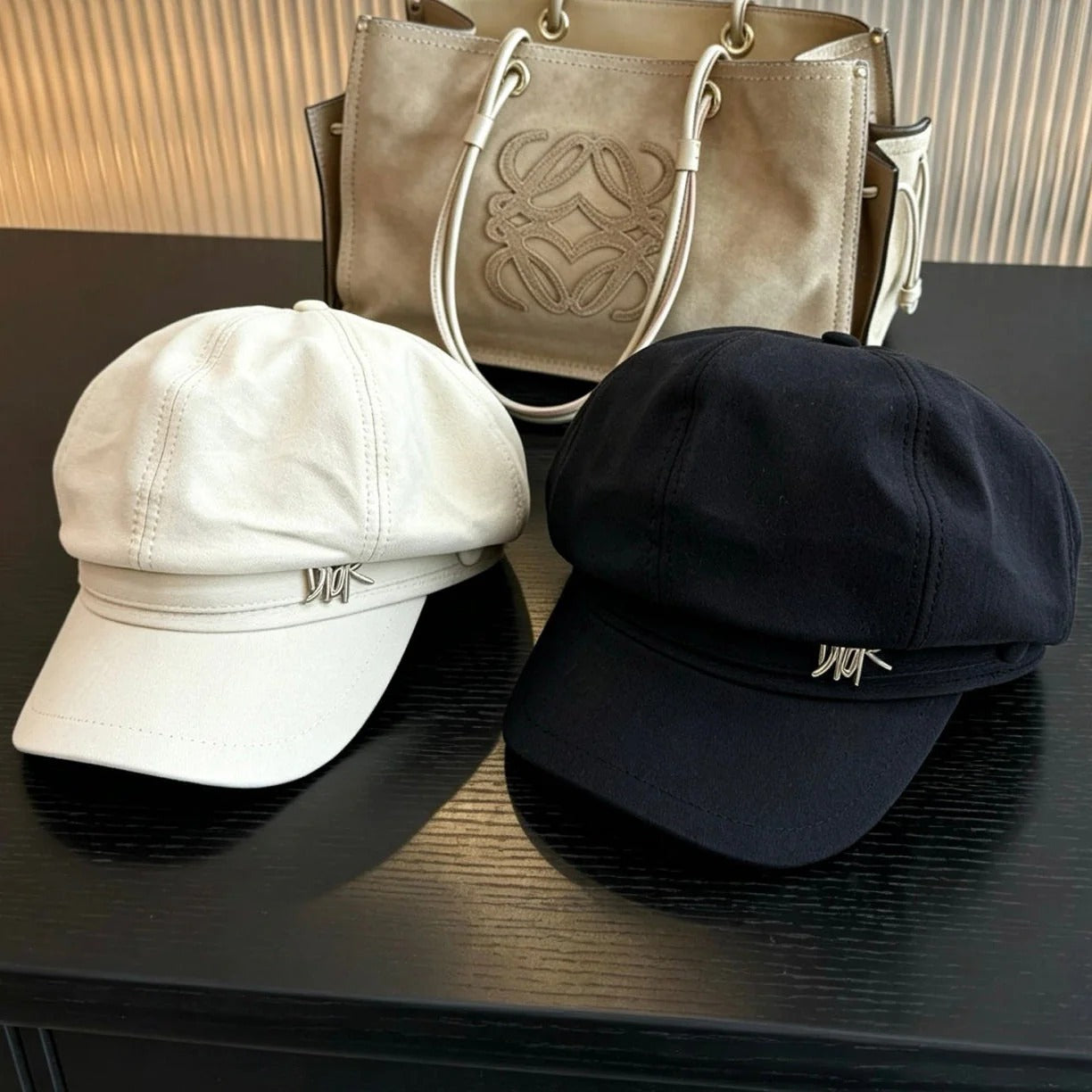 Celine Bucket Triomphe Knitted Hat 212771