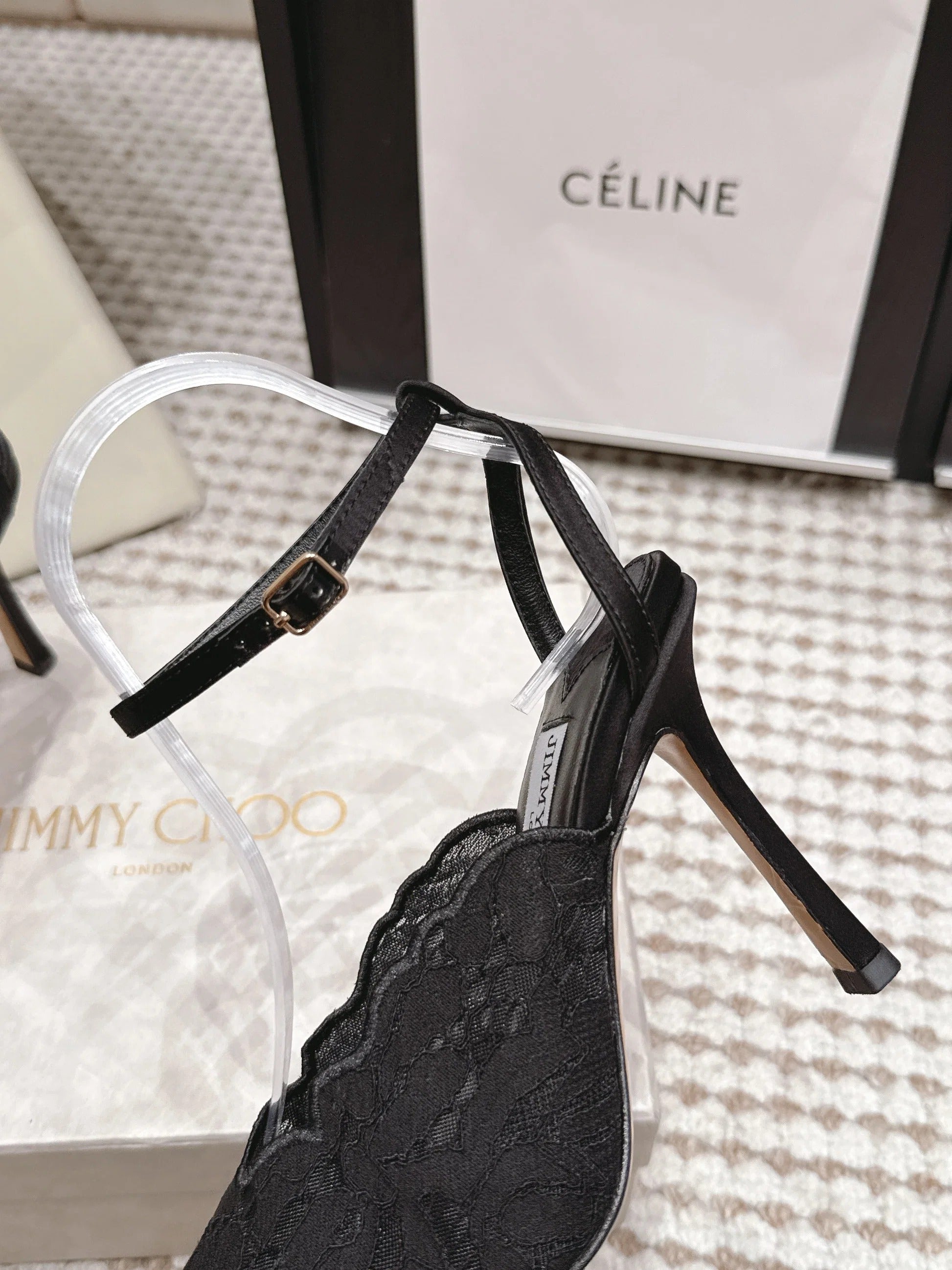 Jimmy Choo 2026 Faiz Slingback 10.5cm Lace 930959