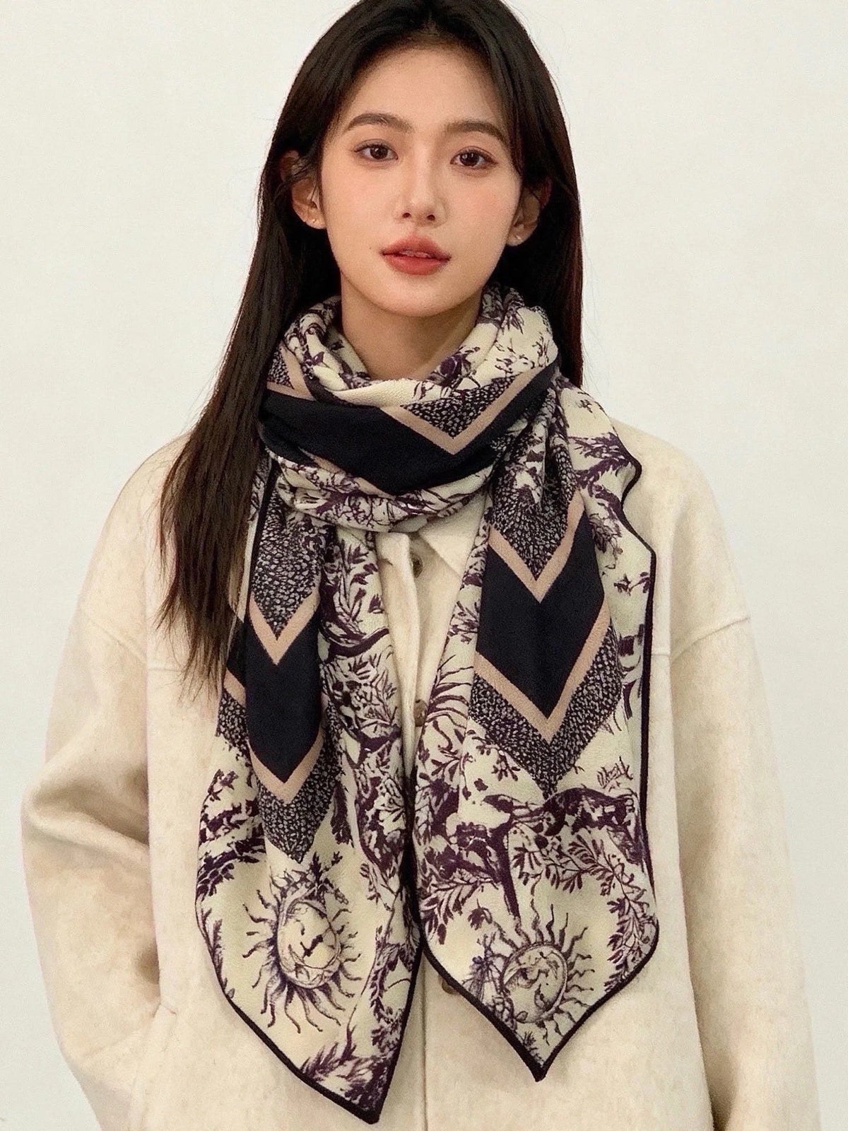 Dior 2026 Scarf 135cm Silk And Cashmere 212156