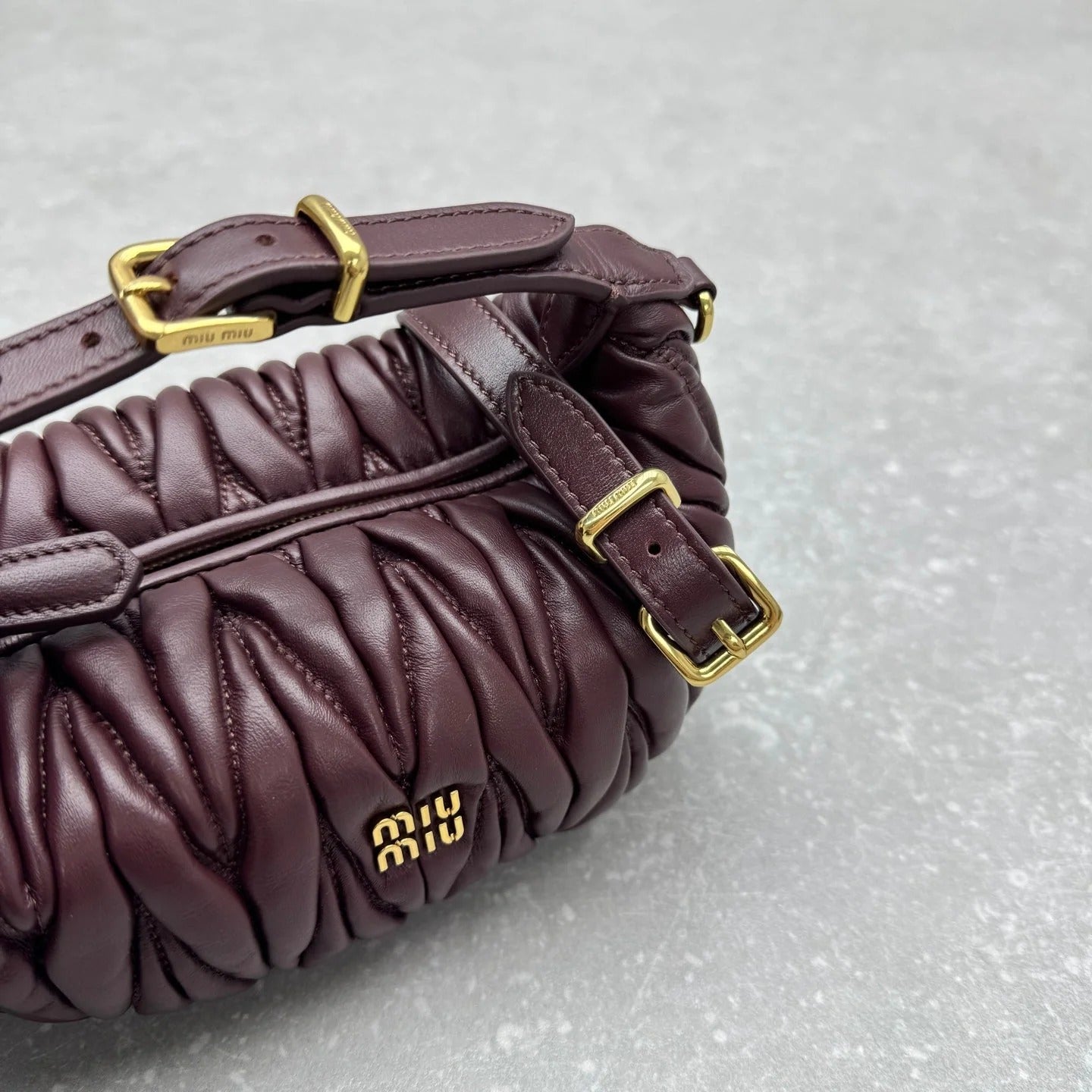 Miumiu 2026 Wander Bag 16cm Matelasse Nappa Leather 351720