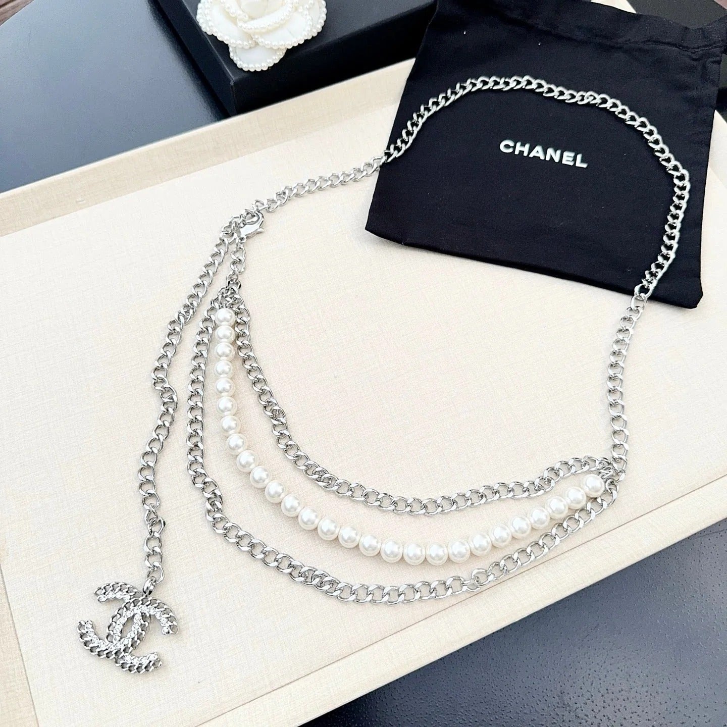 Chanel 2026 Pearl Waist Chain Belt 215177