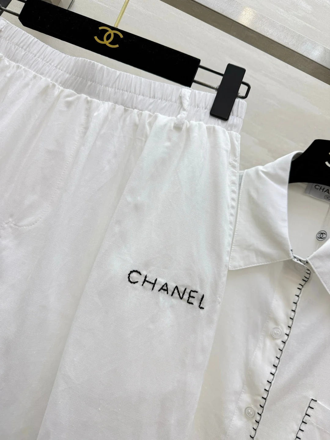 Chanel 2026 Set White And Black Cotton 414195