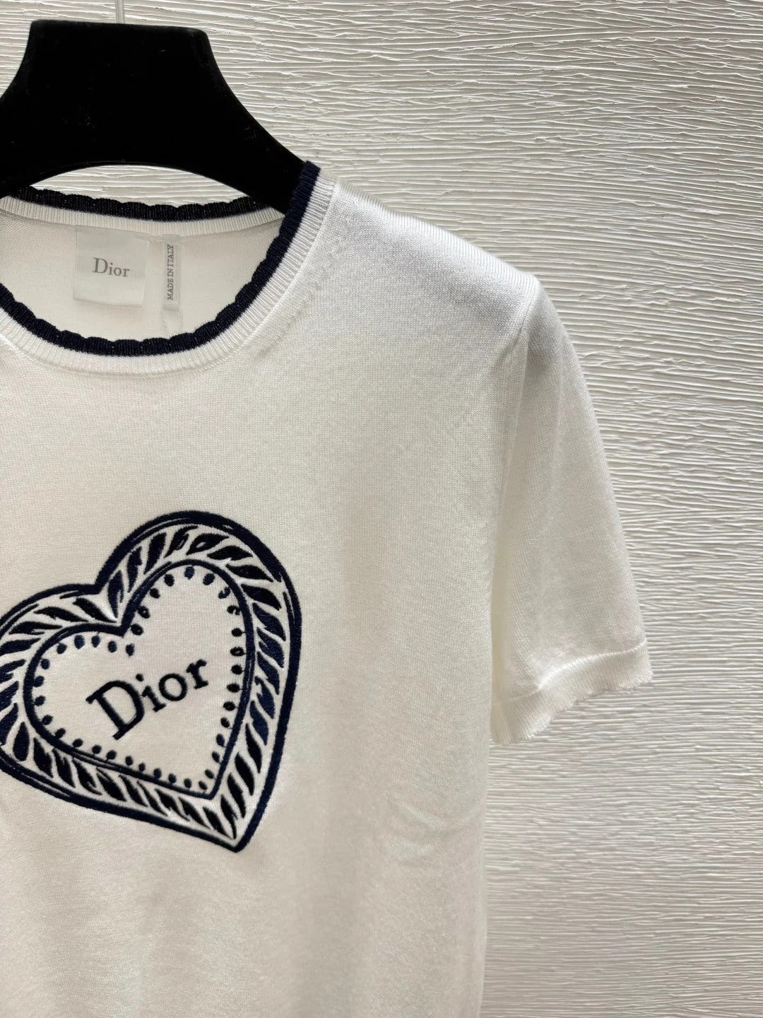 Dior 2026 Knit Short-sleeved Top Wool 757396