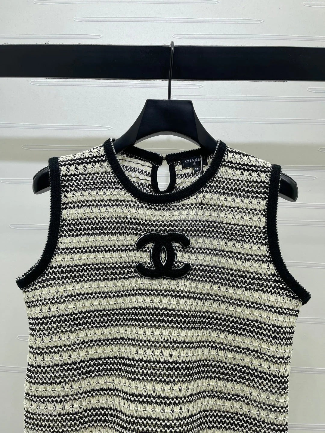 Chanel 2026 Vest Shirt Black Wool 638335