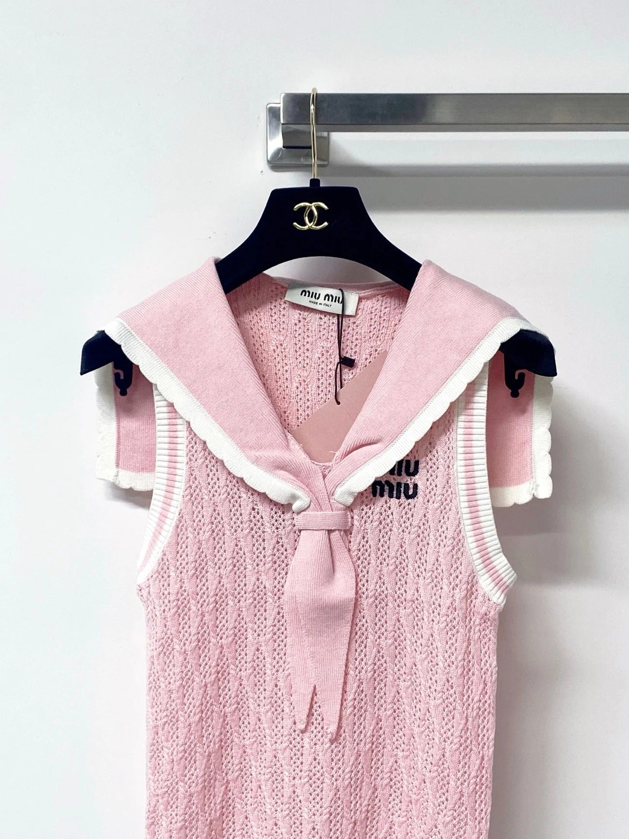 Miu Miu Vest Pink in Wool 305892
