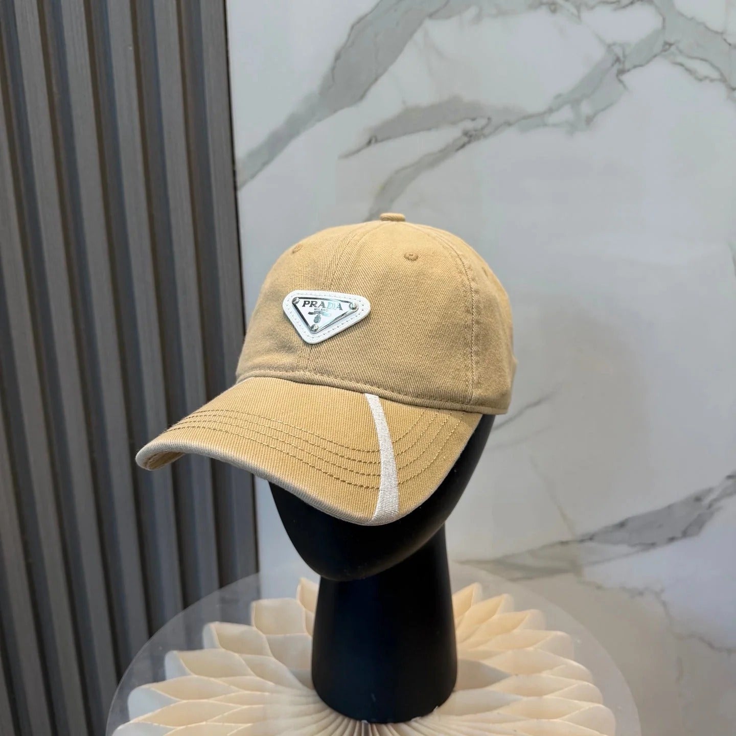 Prada Cotton Baseball Cap 413158
