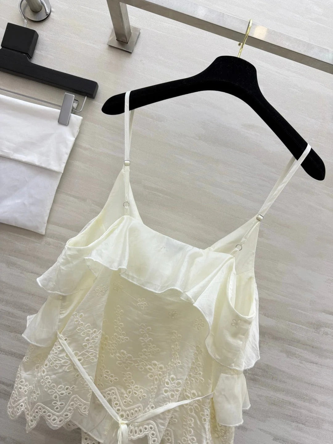 Chanel 2026 Tank Top Cream Cotton 402343