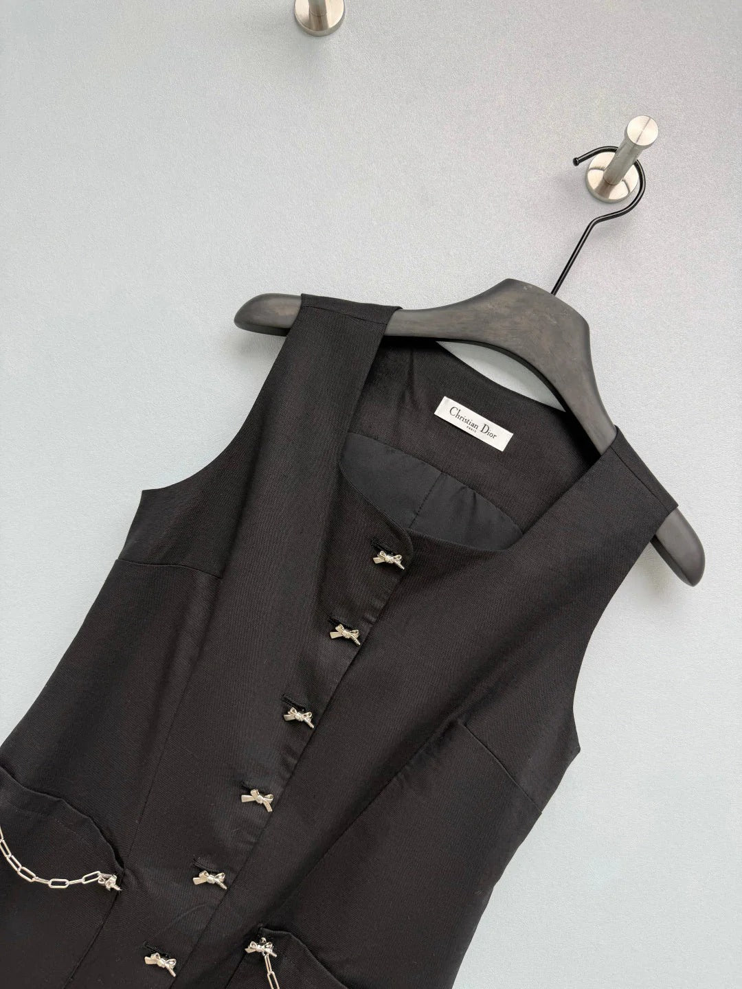 CD Sleeveless Vest Dress Black in Polyester 372920