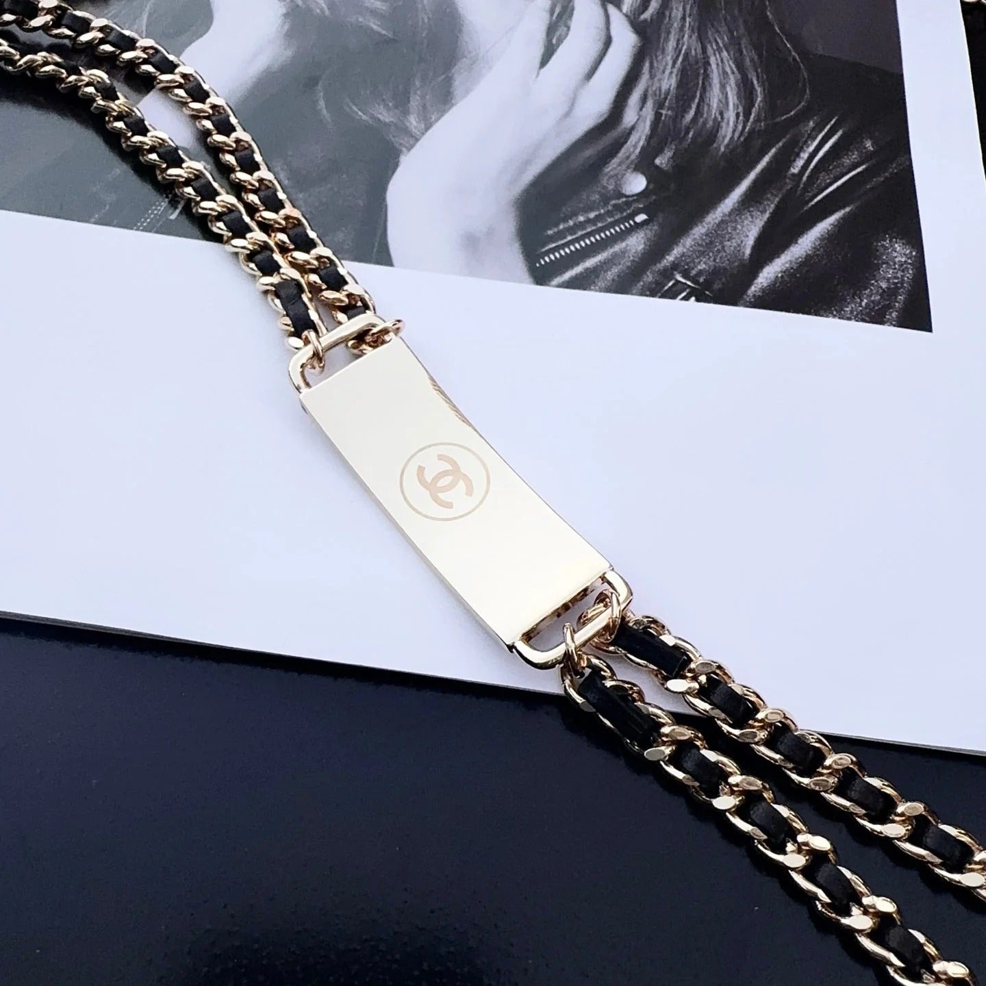 Chanel 2026 CC Logo Plaque Waist Belt 213244