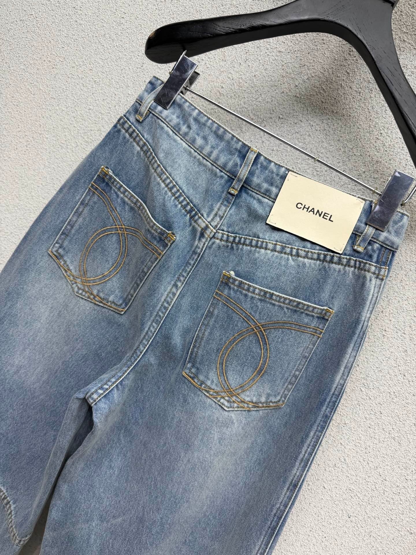 Chanel 2026 Wide-Leg Jeans Cotton 398343