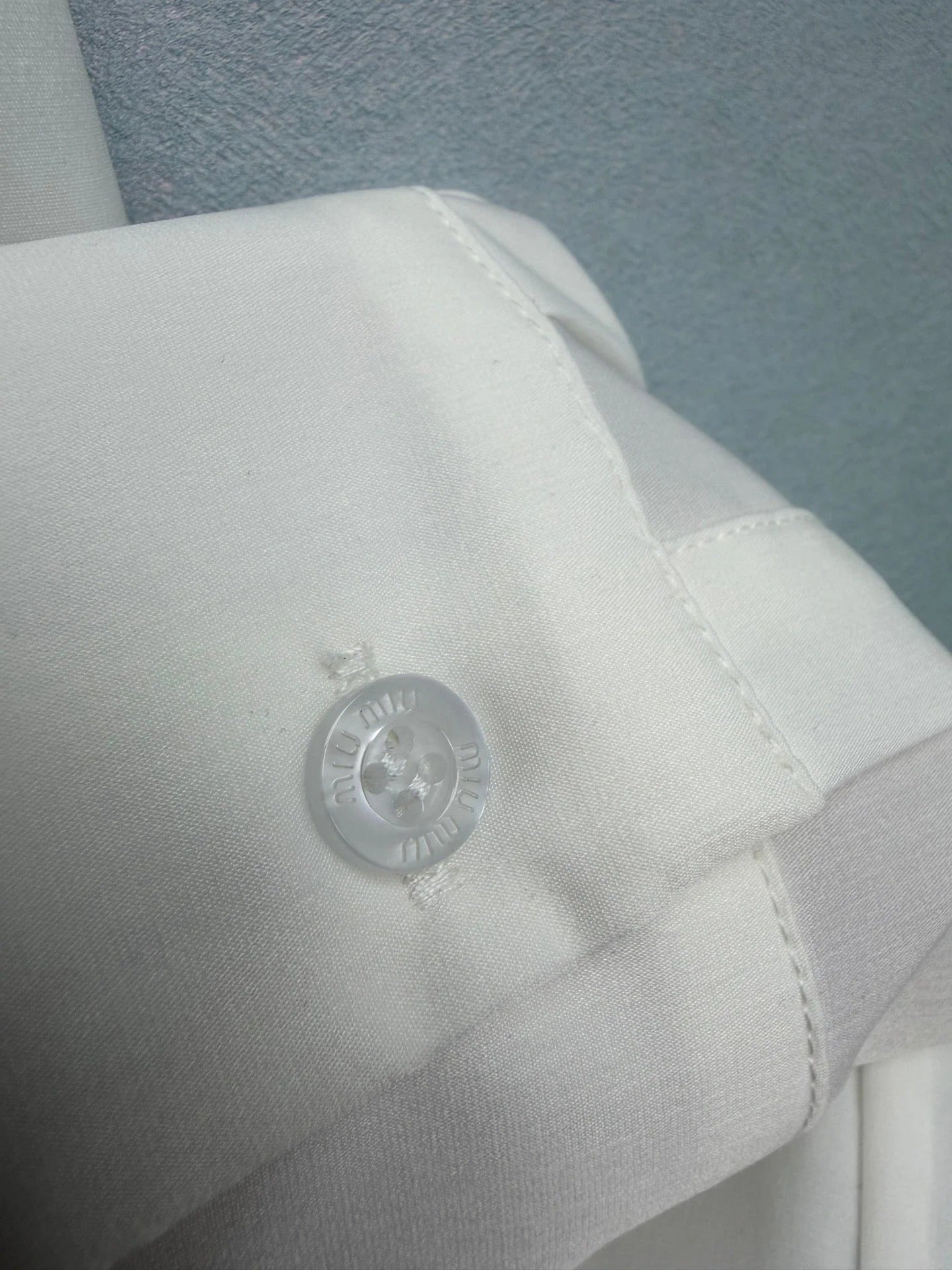 MiuMiu 2026 Long-Sleeve Shirt Cotton 643283