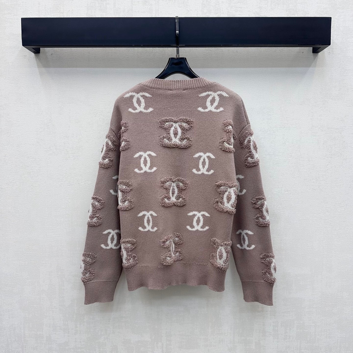 Chanel 2026 Jacquard Long-Sleeve Knit Cardigan Wool 418685
