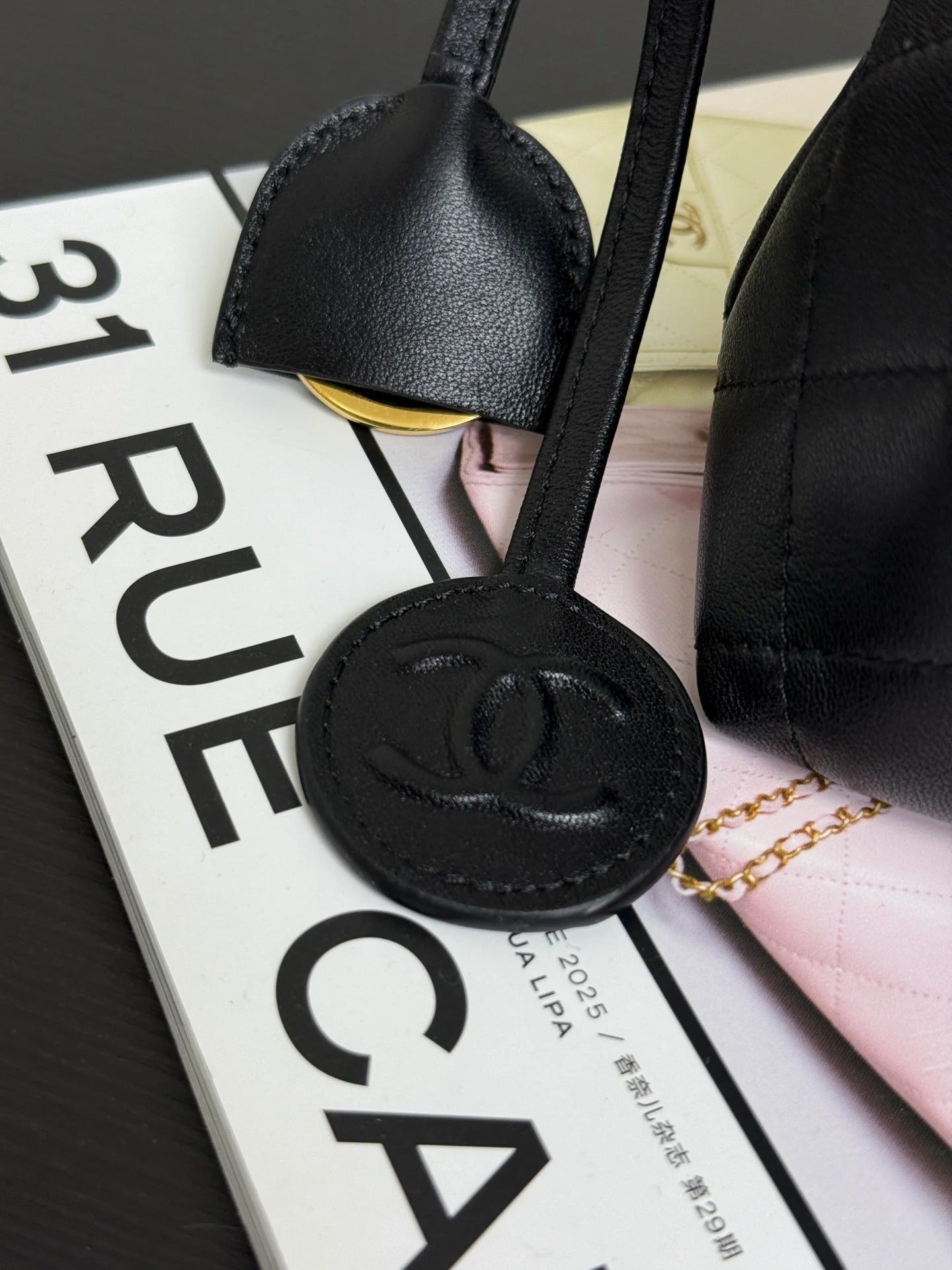 Chanel 2026 Lucky Bag 22cm Black Sheepskin