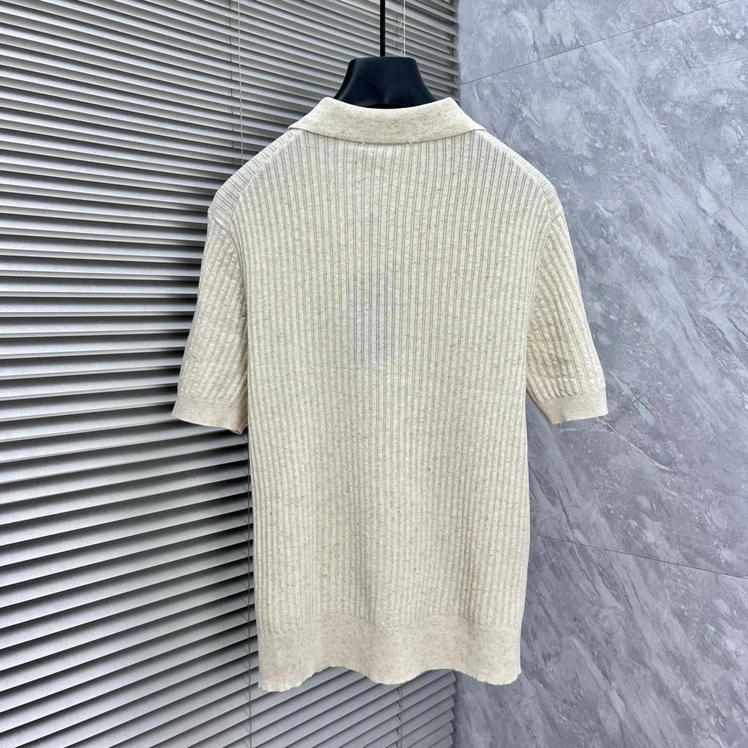 Fendi 2026 Men's Polo Knit Sweater Cotton Knit 826248