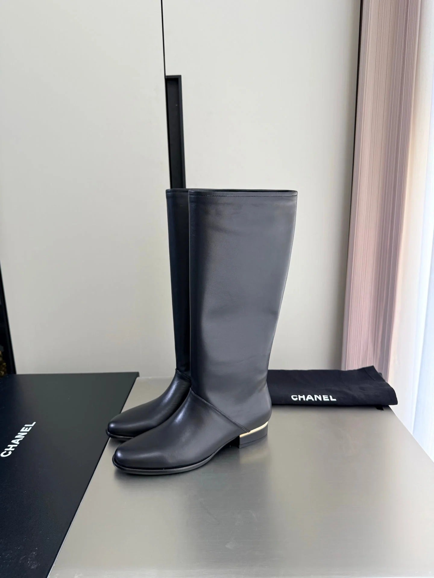 Chanel 2026 High Boots Black Calfskin 929461