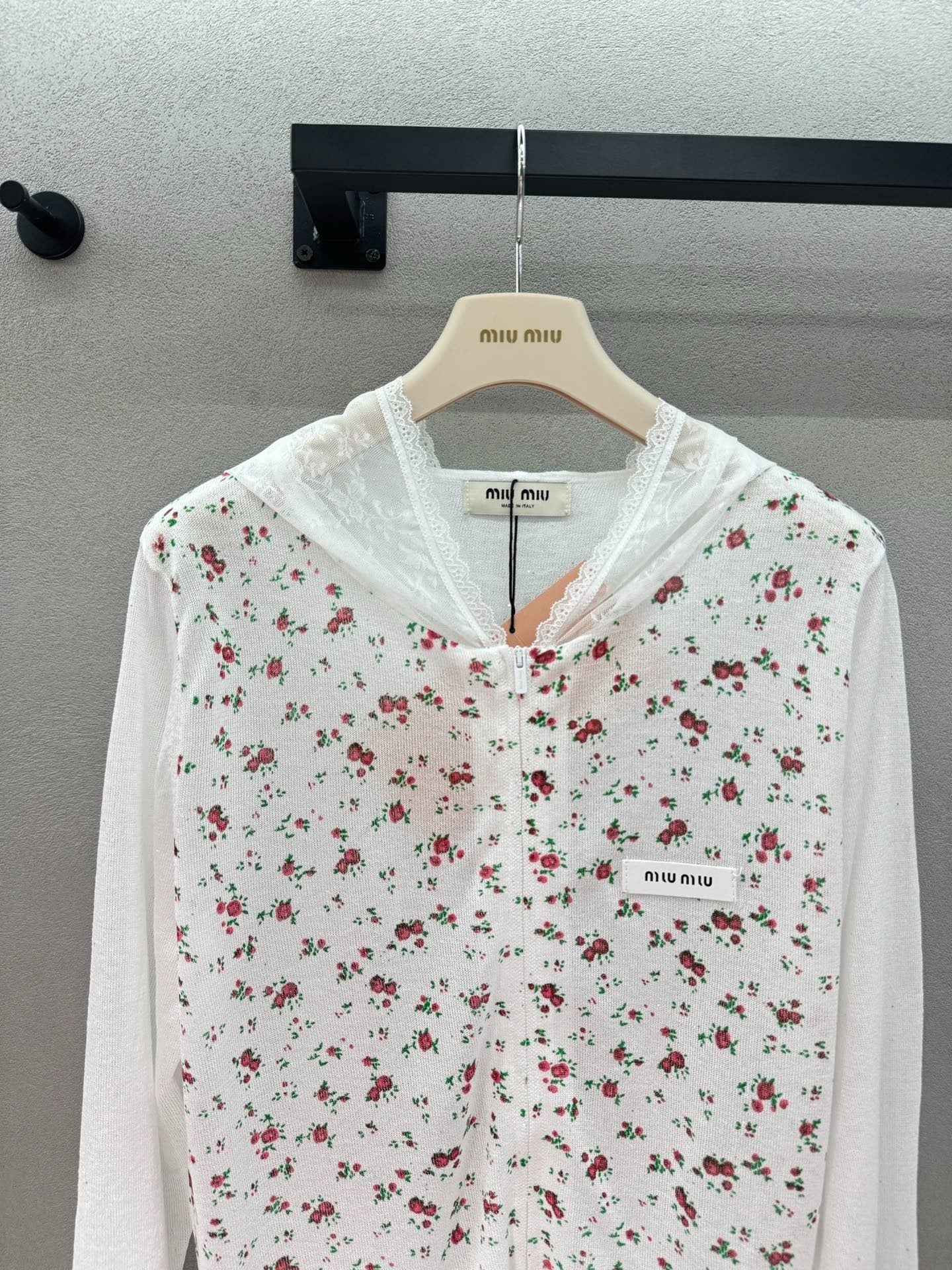 Miu Miu Cardigan White in Tencel 305872