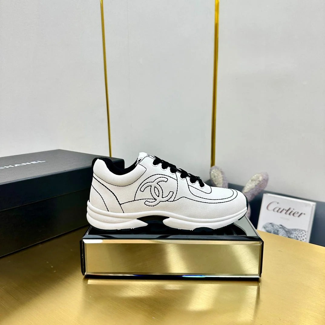 Chanel 2026 CC Logo Sneakers Fabric 986968