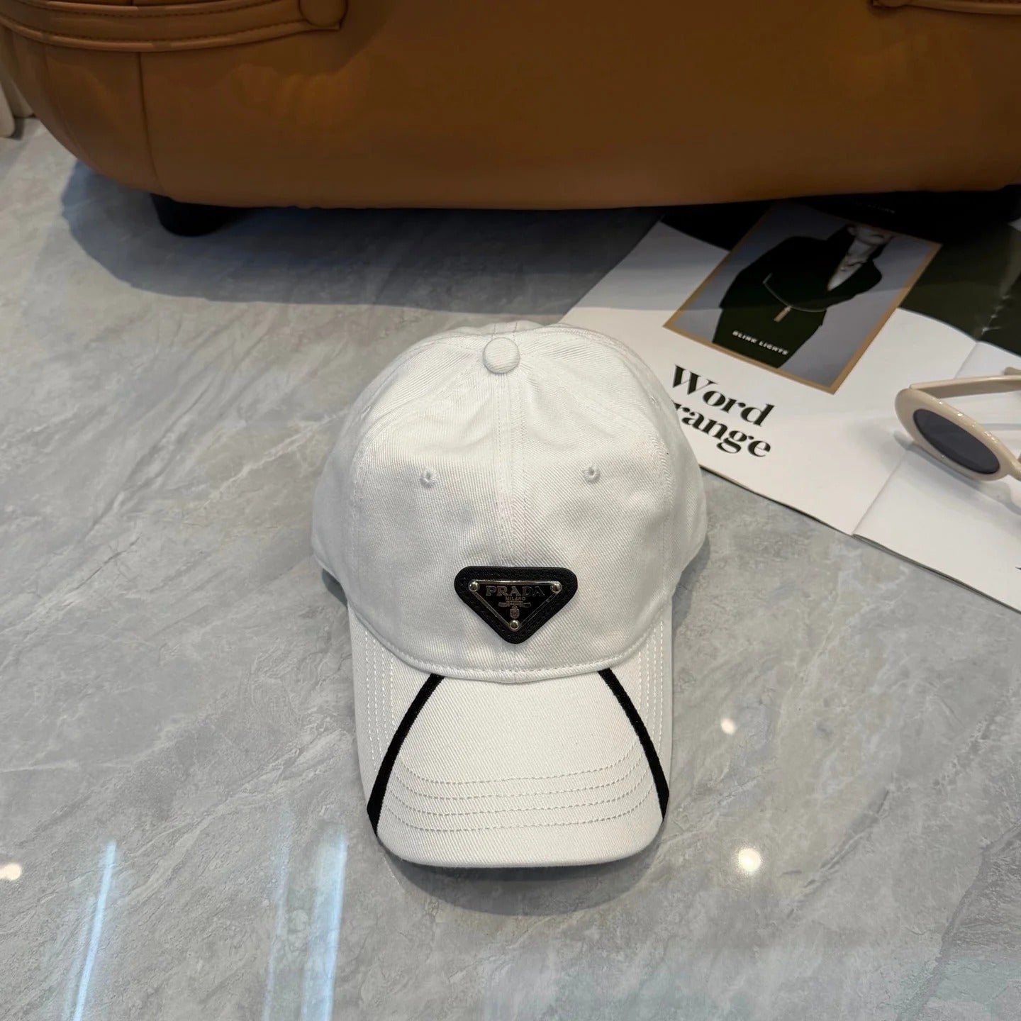 Prada Cotton Baseball Cap 413158