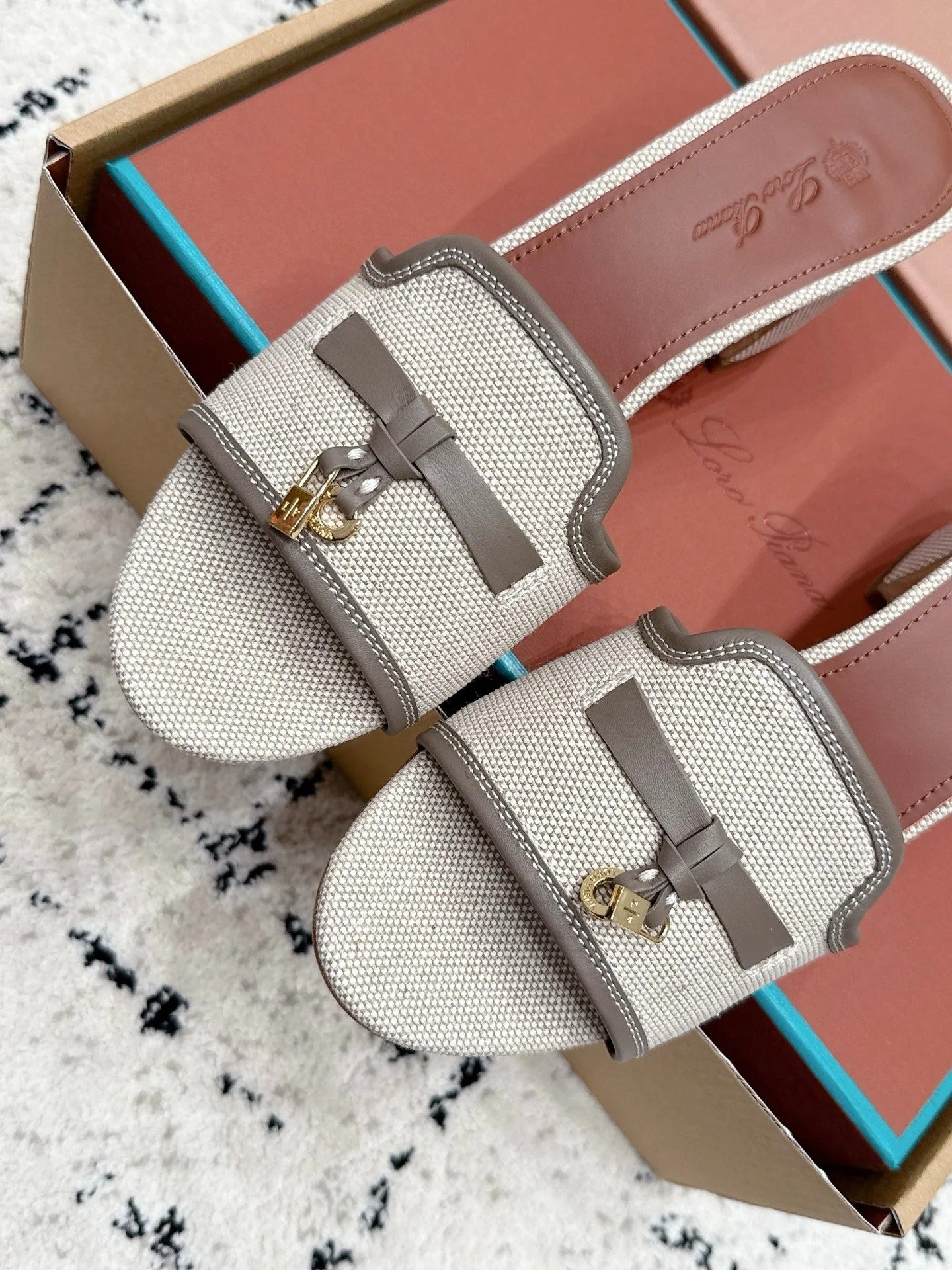Loro Piana 2026 Sandal Fabric Leather 908846