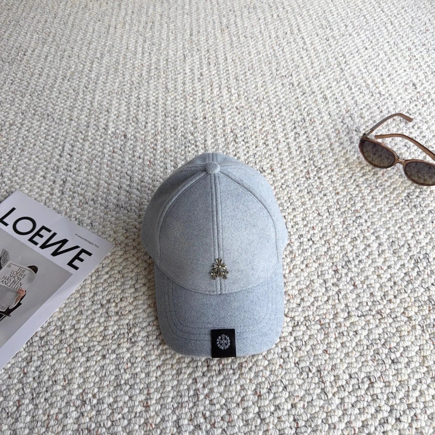 Chrome Hearts Wool Baseball Cap 413192
