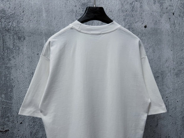 CC 2026 Short Sleeve T-Shirt Silver Powder Print Cotton 129279