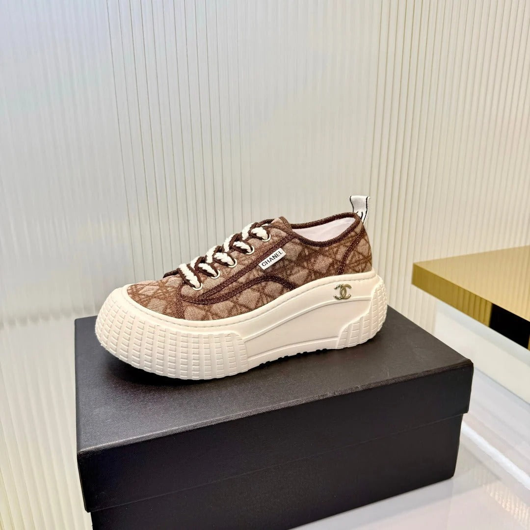Chanel 2026 Casual Sneakers Denim Leather 927706