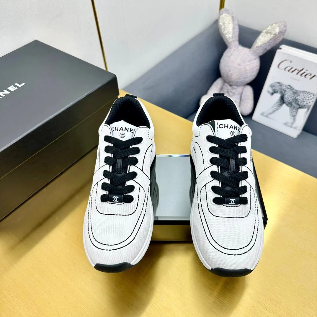 Chanel 2026 CC Logo Sneakers Fabric 986968