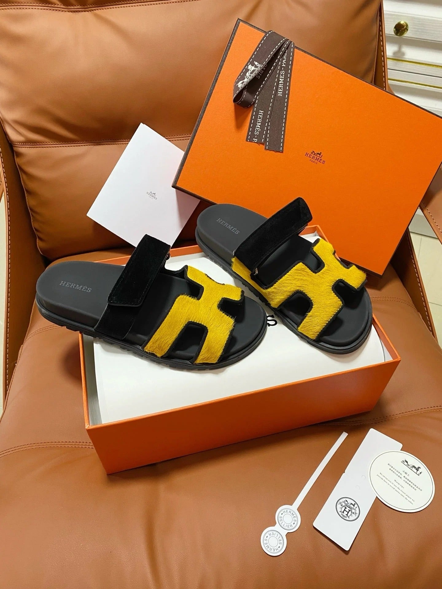 Hermes 2026 Chypre Sandal Ponyhair With Cowhide 928484