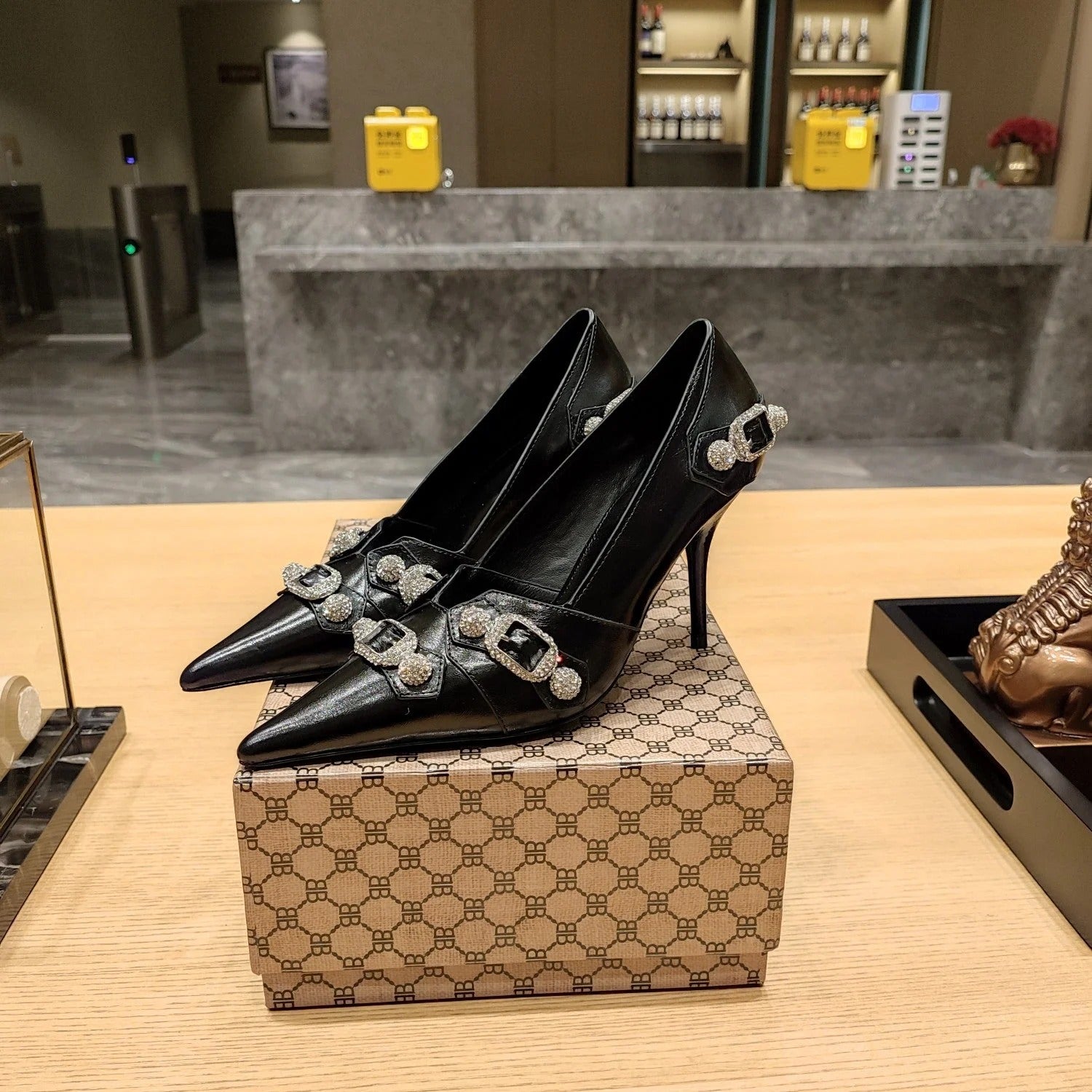 Balenciaga 26s High Heel Pump 90 Genuine Leather