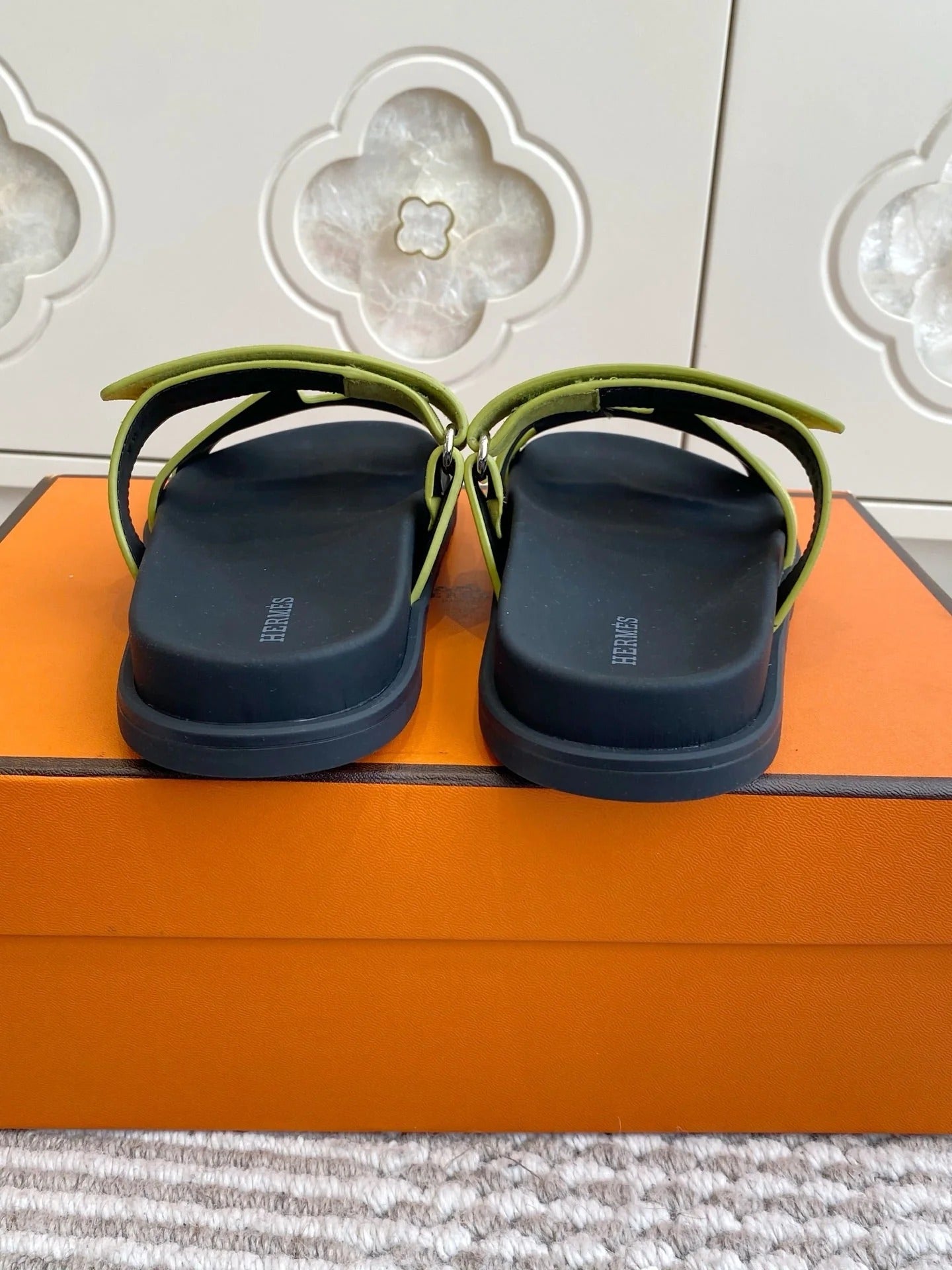 Hermes 2026 Chypre Sandal Suede 595828