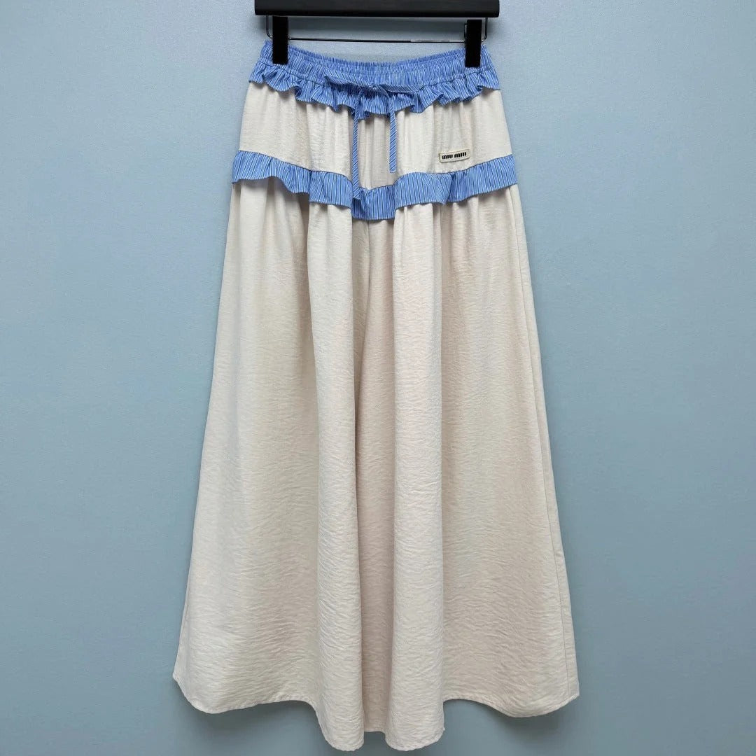 Miumiu 2026 Striped Trouser Polyester Nylon 420371