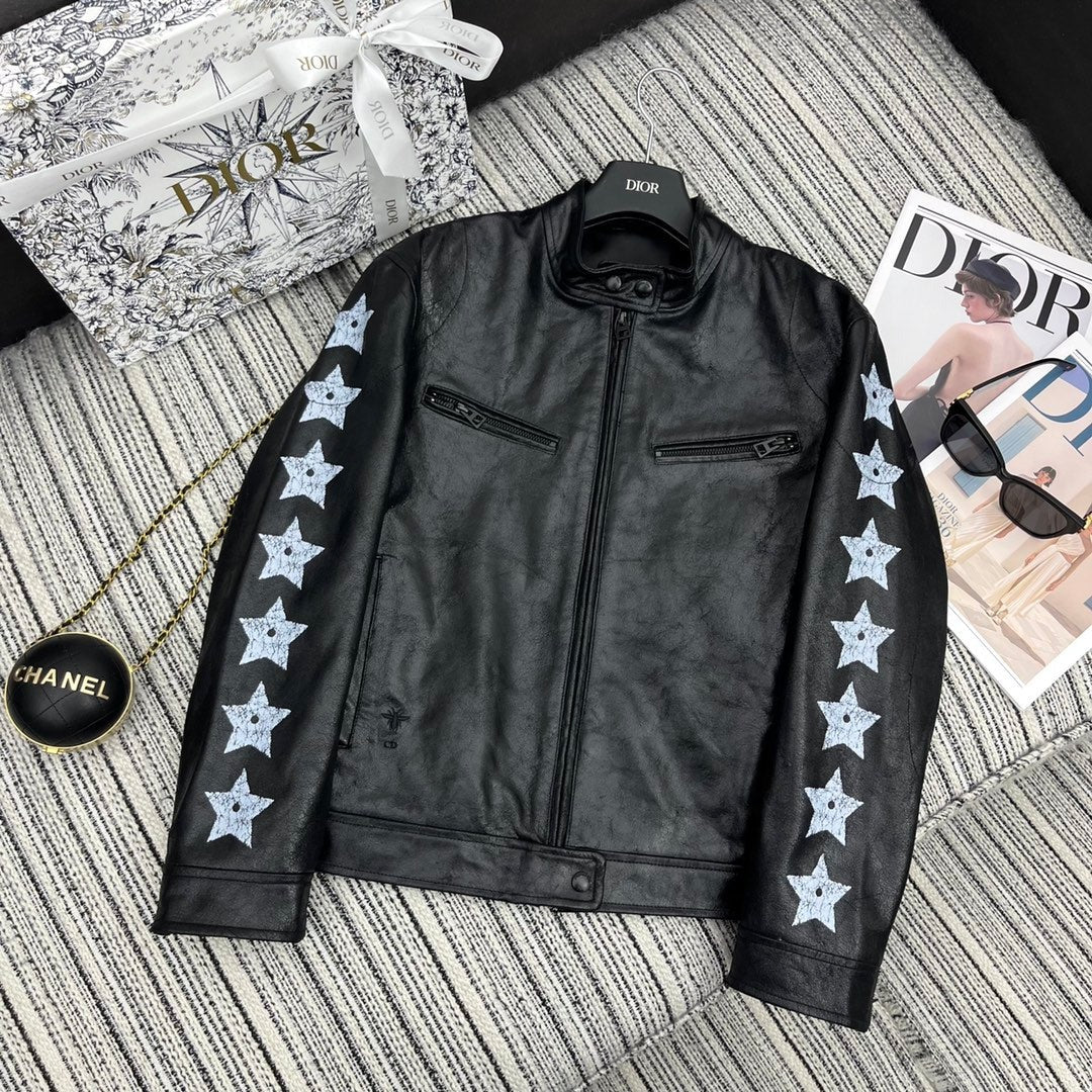DIOR 25S STAND COLLAR SHEEPSKIN JACKET 845