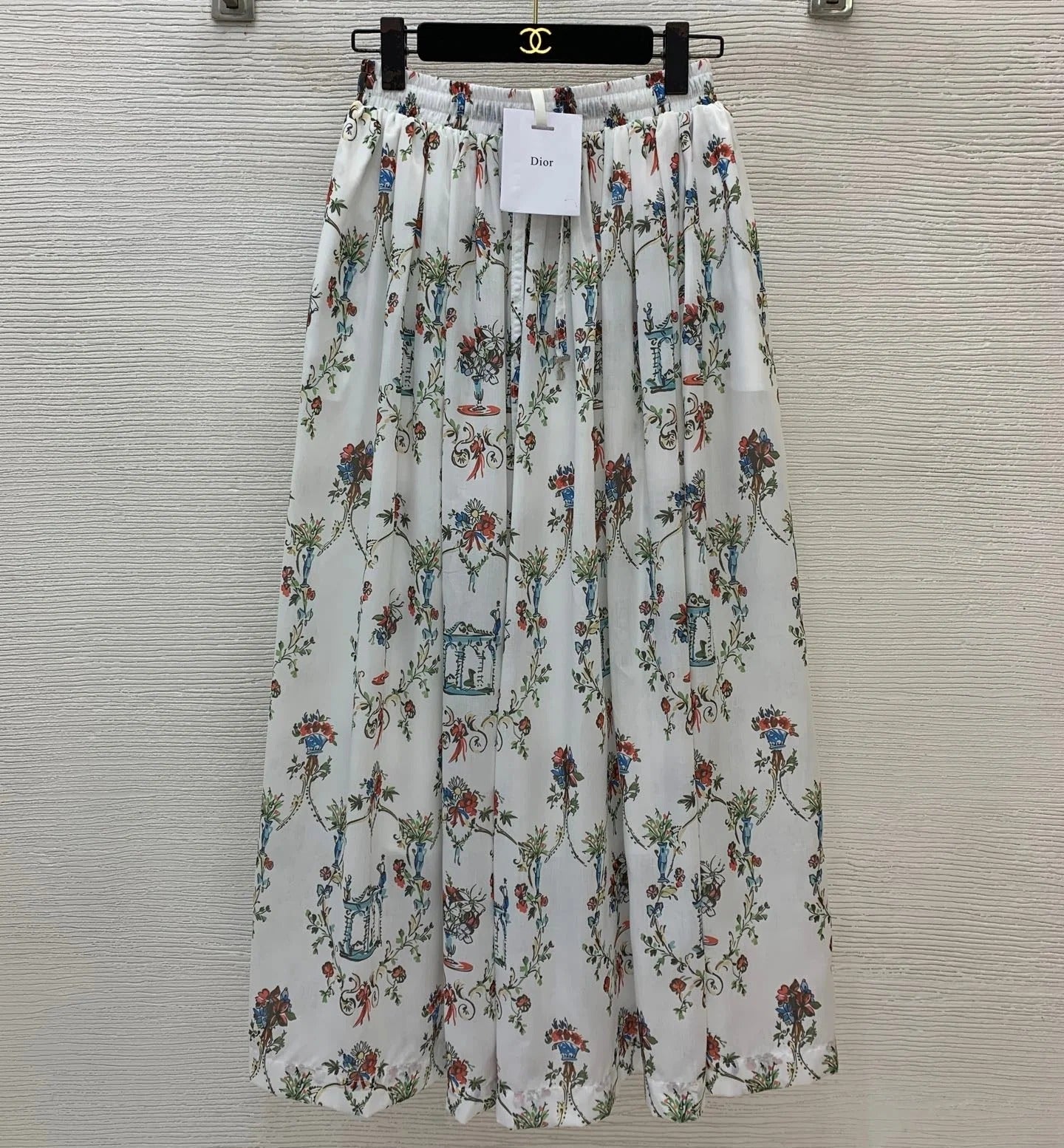 Dior 2026 Midi Skirt Multicolors Cotton 411783