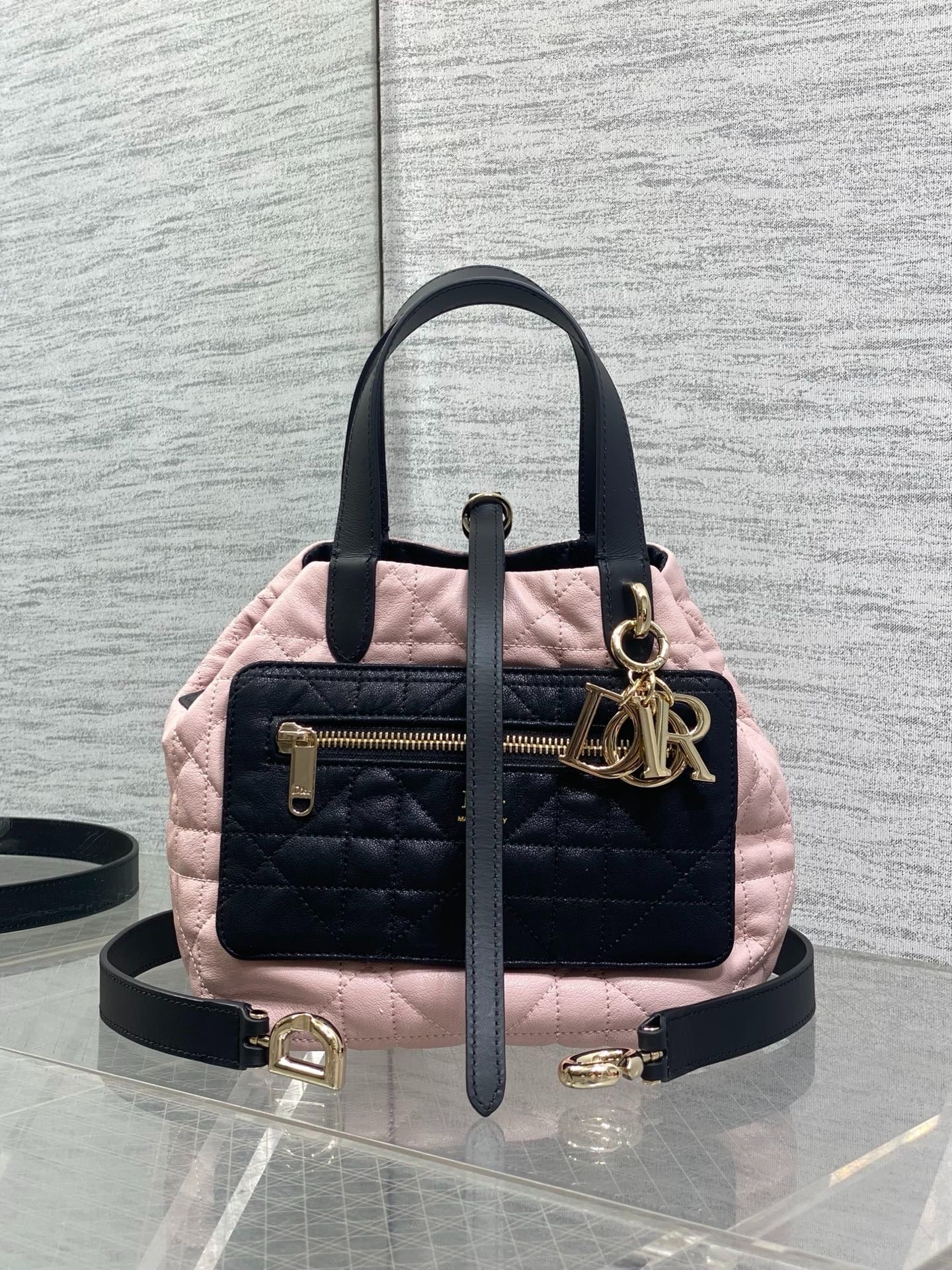 Dior 2026 Toujours Vertical Tote Bag Calfskin