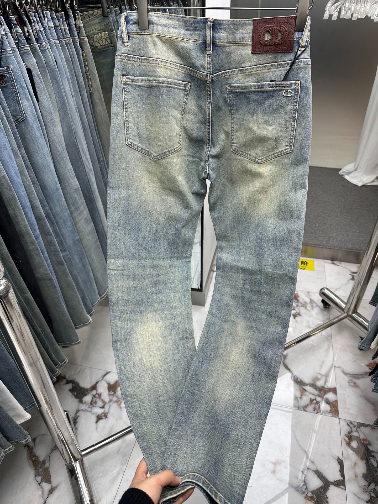 CD 2026 Pants Jeans Blue Denim Fabric 317772