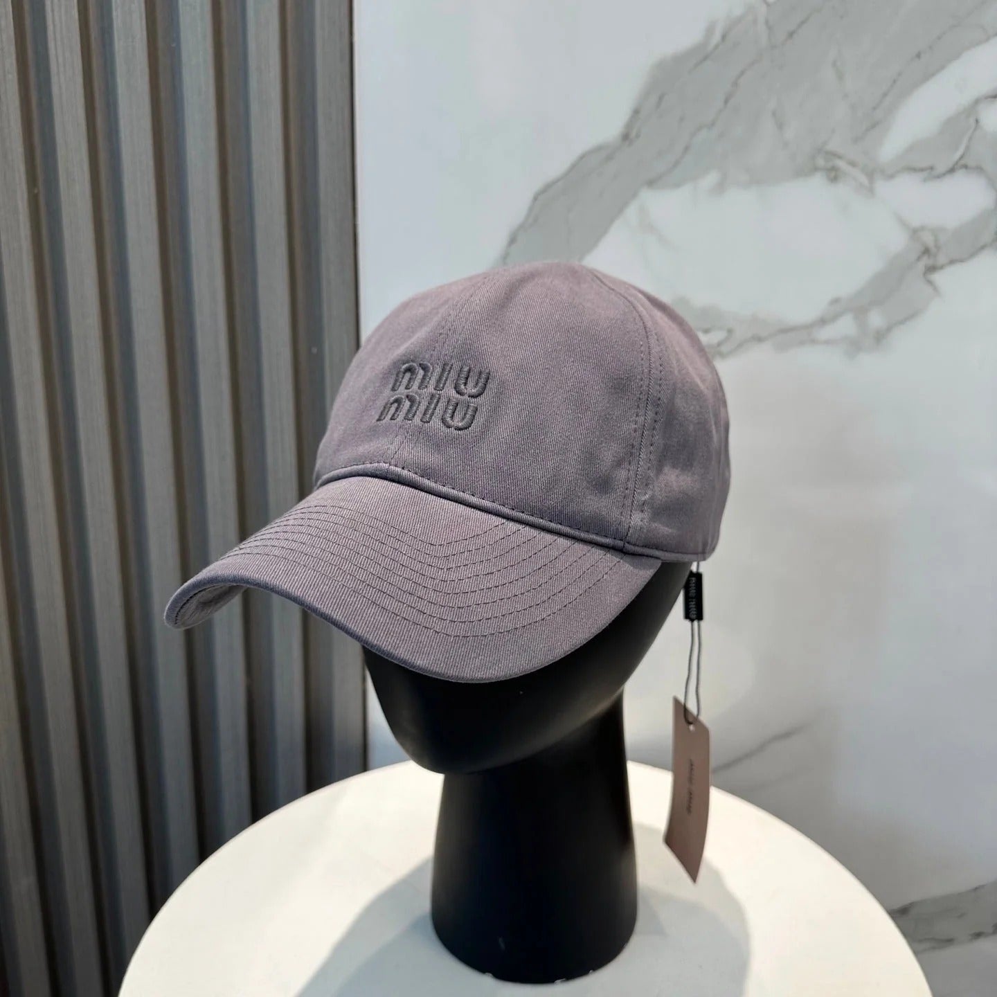 Miumiu Logo Cotton Hat 211745