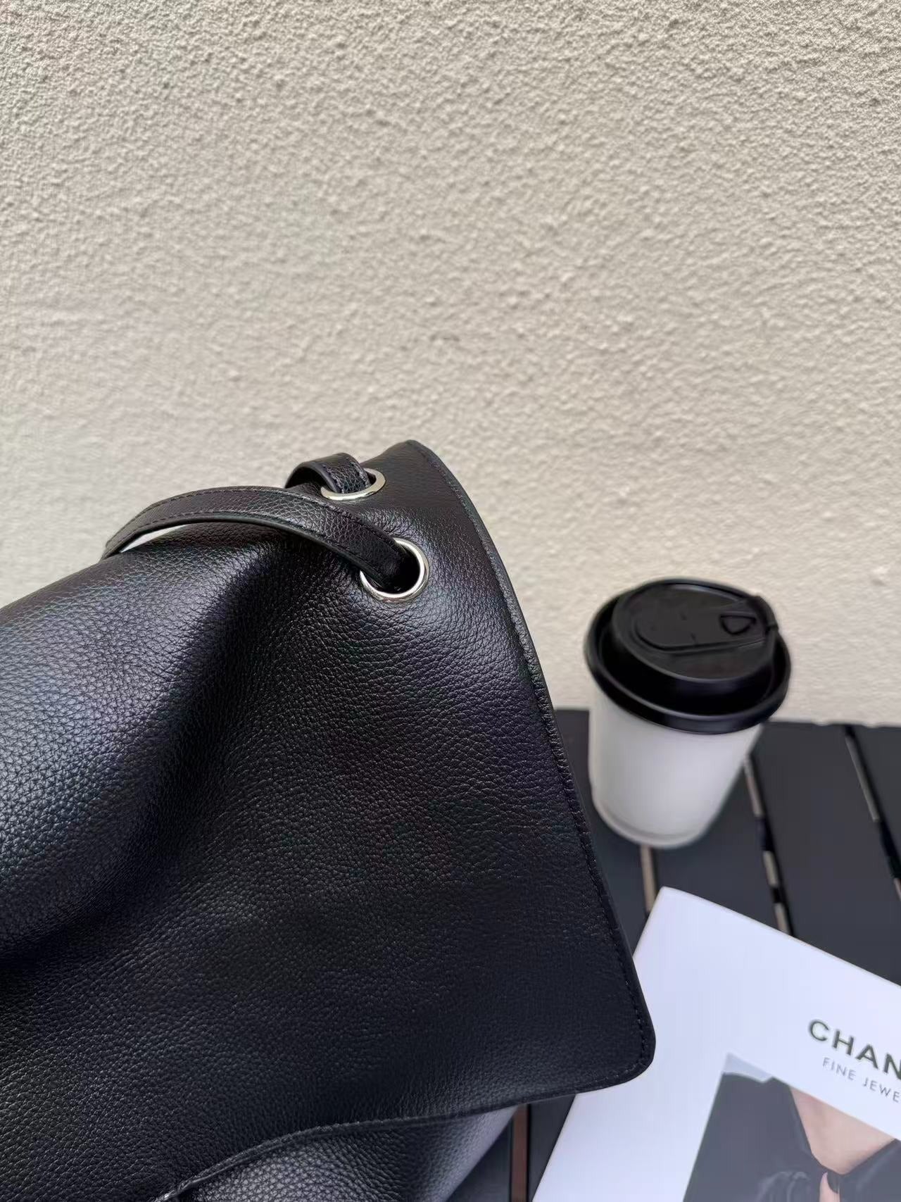 Chanel 2026 Maxi Flap Bag 38.5cm Black Calfskin