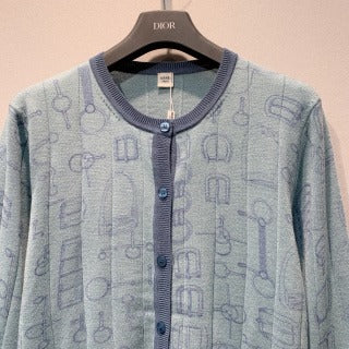 HM 26s Printed Knit Cardigan 406266
