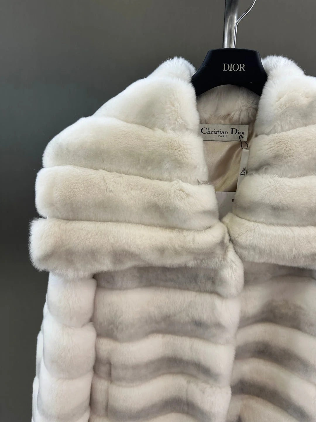 DIOR 25S RABBIT FUR JACKET 738