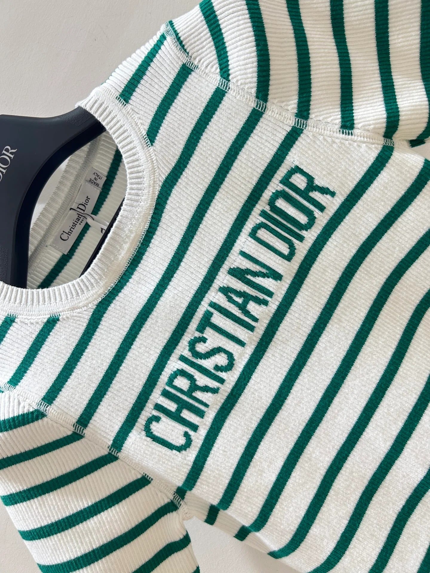 DIOR 25S STRIPED SHORT-SLEEVE T-SHIRT 671