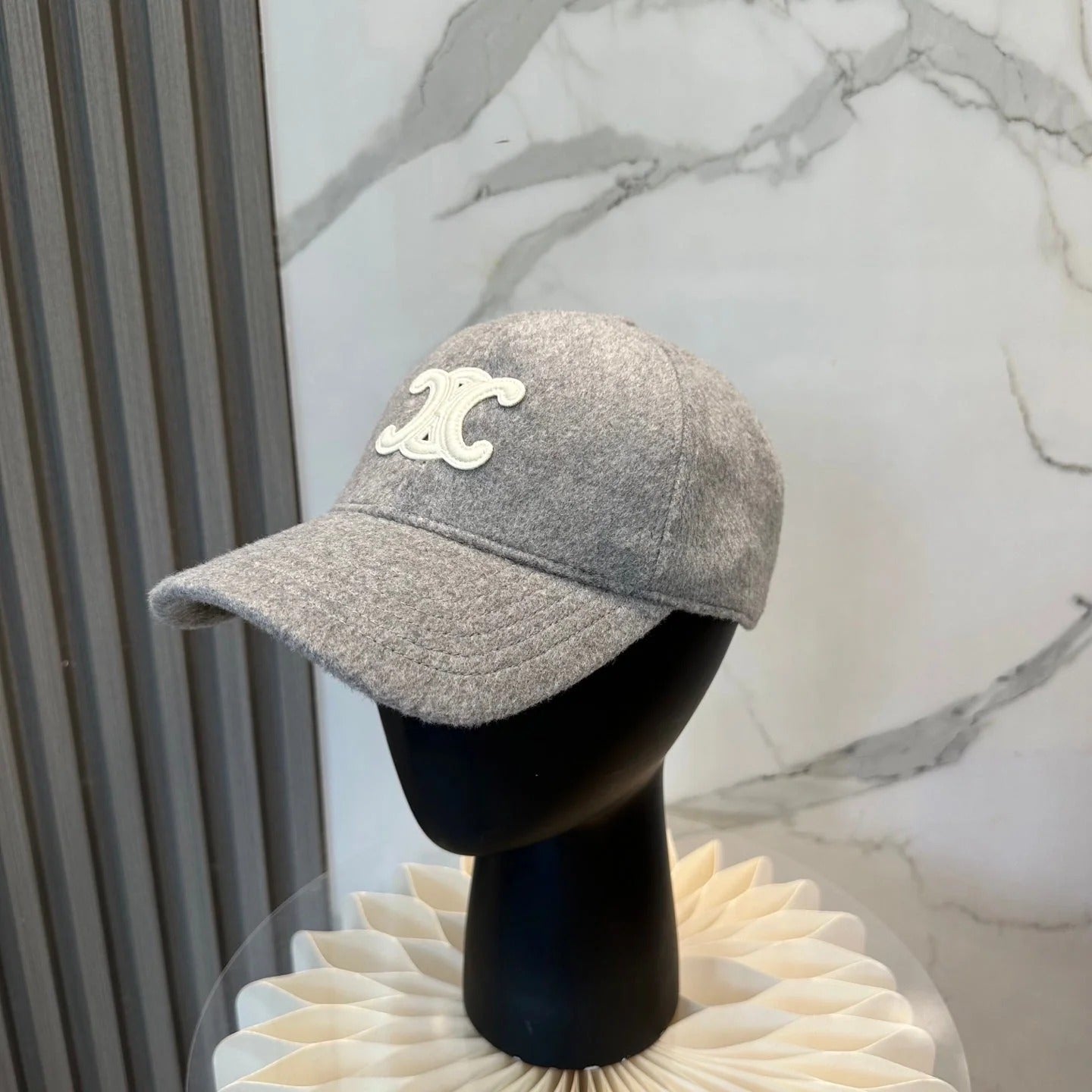 Celine Cashmere Baseball Cap 249987