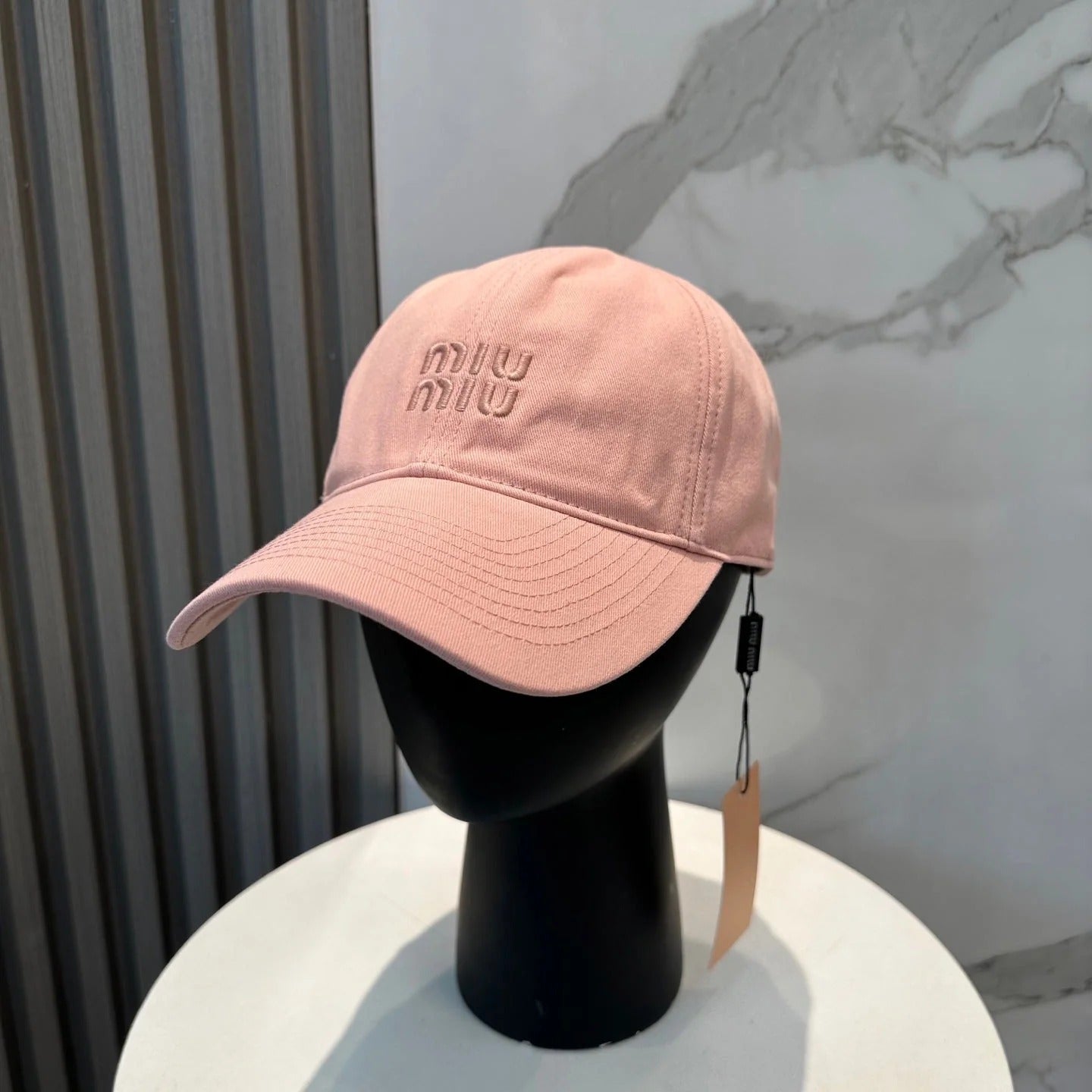 Miumiu Logo Cotton Hat 211745