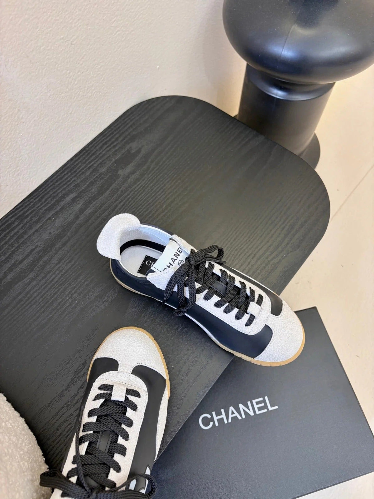 CC 2026 Sneakers Calfskin and Embossed Suede Calfskin