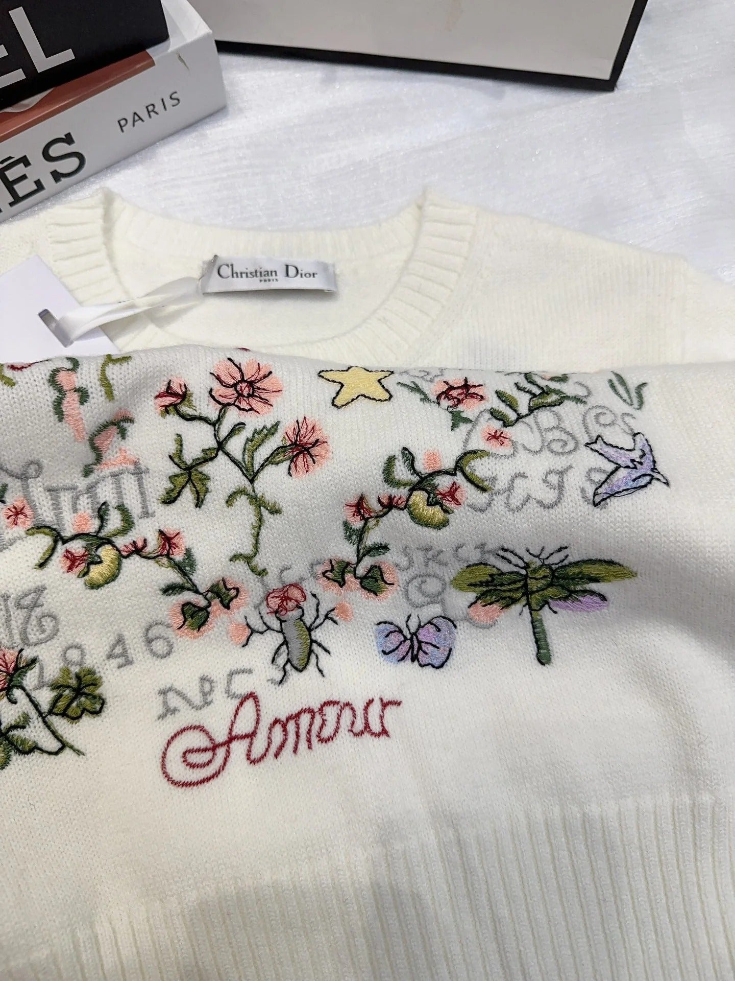 DIOR 25S LONG-SLEEVE CREWNECK SWEATER 675