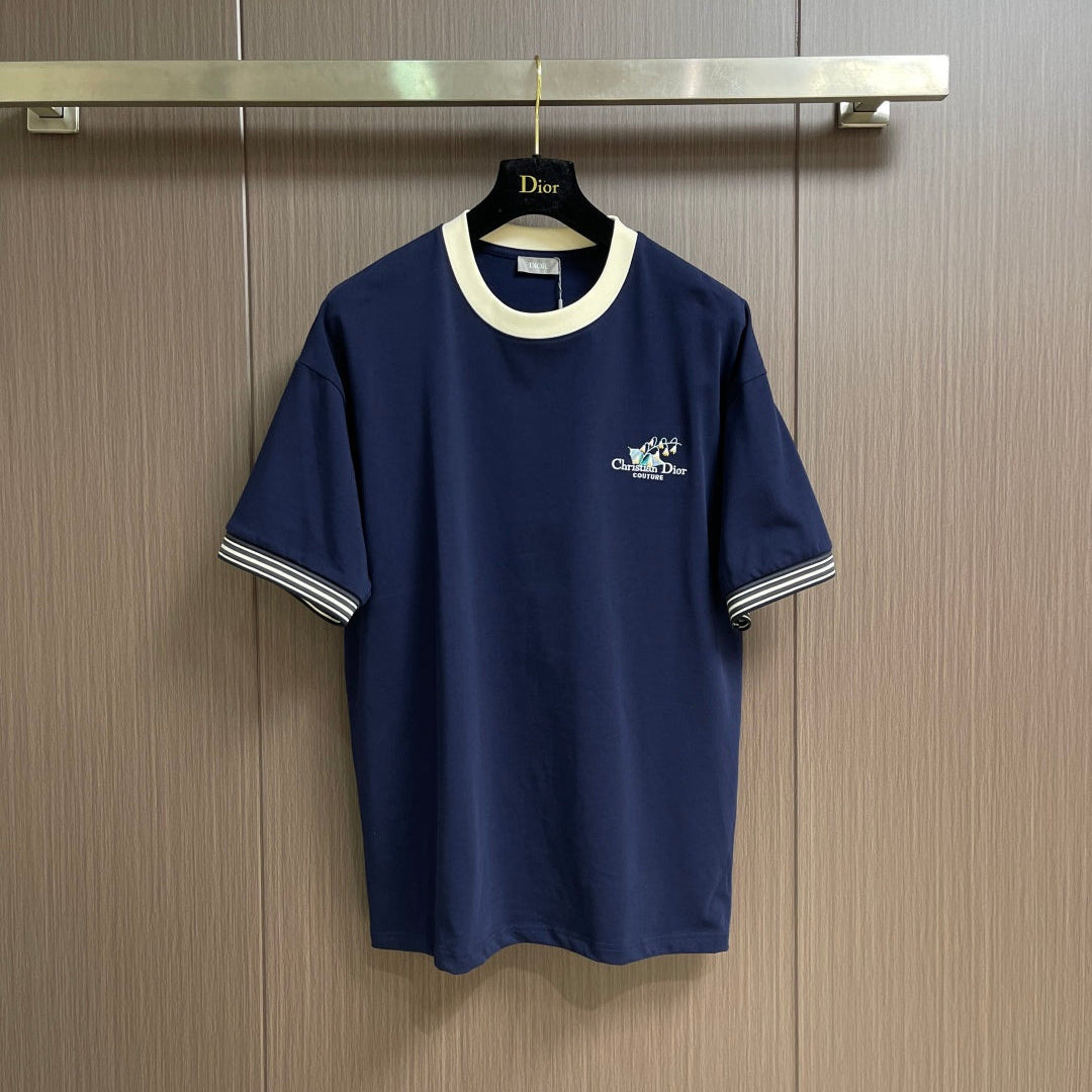 Dior 26s Short-Sleeve Crew Neck T-Shirt 1049