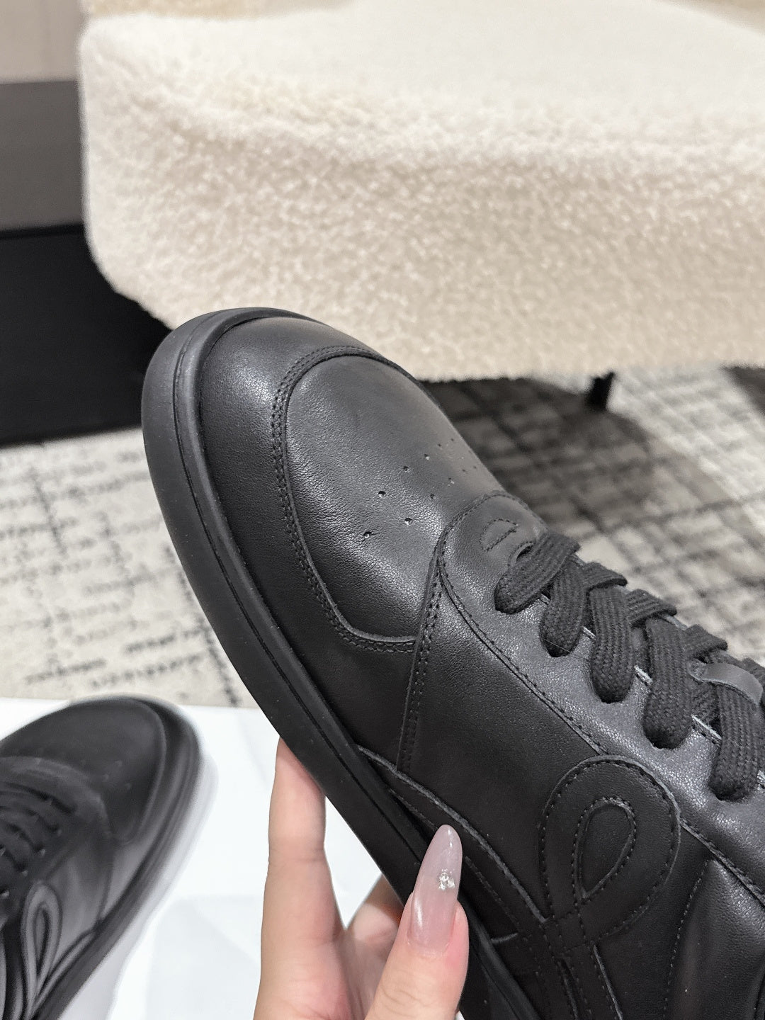 Loewe Jambo Sneaker Black Calfskin 500413