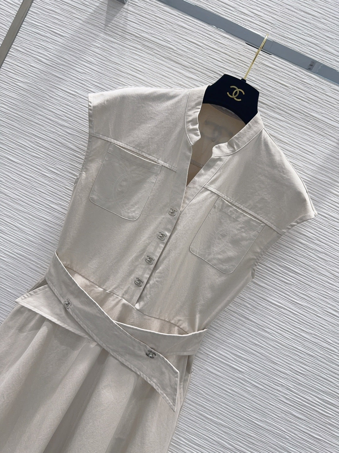 CC 26s Long Dress Light Taupe Denim 395037