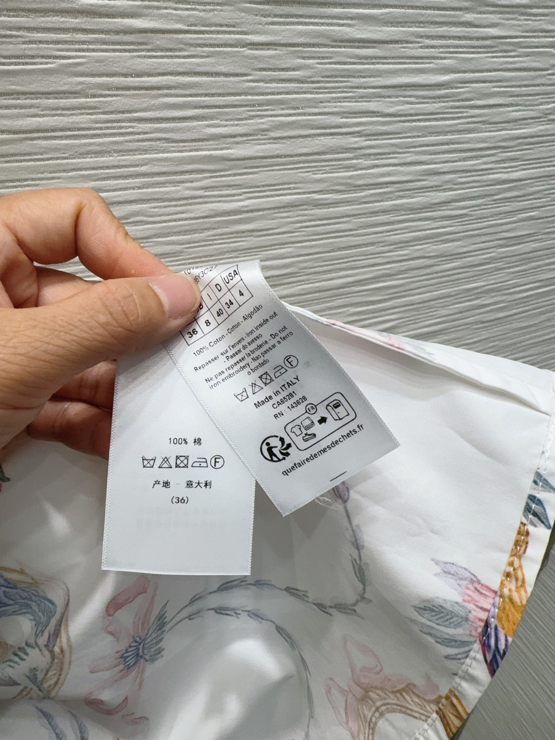 CD 26s Qixi Dress White Cotton 414405